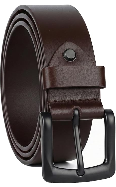 RABELL Genuine Leather Belt Fits Waist up to 46 inches