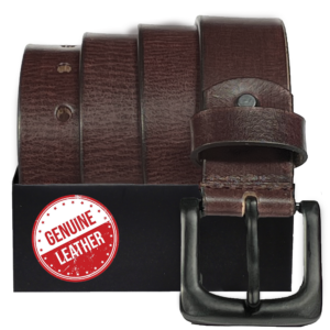 Handcrafted Brown Leather Belt For men