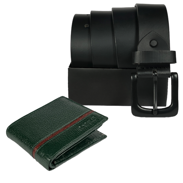 RABELL Belt and wallet combo for men