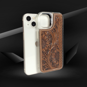 Leather iPhone case